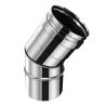 30° bend - 0.4 mm stainless steel