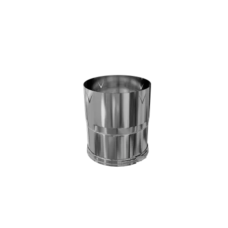 Conexión de inox insertable (H) a entubado flexible (H)