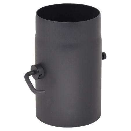 Adjustable damper - 2 mm painted steel flue pipe