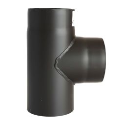 Profil Té 90° avec piquage Mâle - Conduit acier peint 2 mm