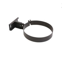 Collier mural réglable noir - Pour simple paroi