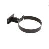 Collier mural réglable noir - Pour simple paroi