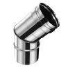 45° elbow - 0.4 mm stainless steel flue pipe