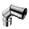 Codo 90° - Conducto de acero inoxidable 0,4 mm