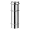 Telescopic straight length 330 to 530 mm - 0.4 mm stainless steel flue pipe