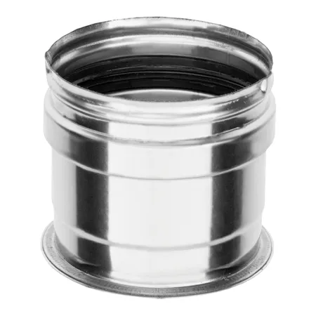 Cap for tee and flue base - 0.4 mm stainless steel flue pipe