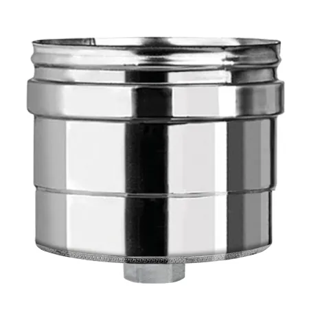 Tapón de purga para Te y base de conducto - Conducto de acero inoxidable 0,4 mm