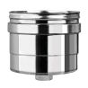 Tapón de purga para Te y base de conducto - Conducto de acero inoxidable 0,4 mm