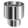 Sombrerete antiviento - Conducto de acero inoxidable 0,4 mm