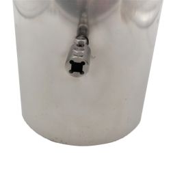 Détail clapet régulateur de tirage - Conduit inox 2 mm