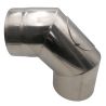 Fixed 90° elbow with access door - Stainless steel flue pipe 2 mm