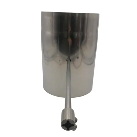 Detalle registro regulador asa grande - Conducto de humos inox 2 mm