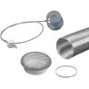 Kit d'arrivée d'air pour poêle à bois - Diamètre 200 mm