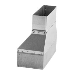 Réducteur "Flachkanal" 200 x 90 mm vers 150 x 50 mm