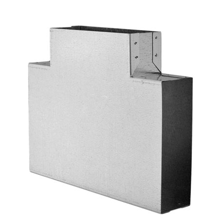 Té 90° "Flachkanal" 200 x 90 mm