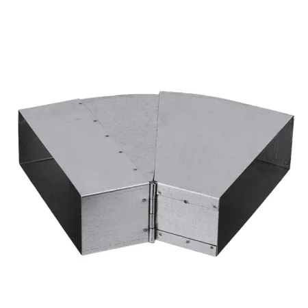 Codo regulable de 25 a 45 ° - 150 x 50 mm "Flachkanal"