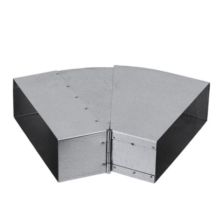 Adjustable bend 25 to 45 ° - 150 x 50 mm "Flachkanal"