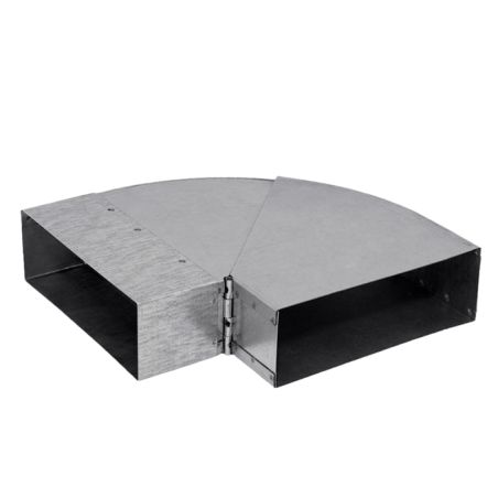 Adjustable bend 45 to 90° - 200 x 90 mm "Flachkanal"
