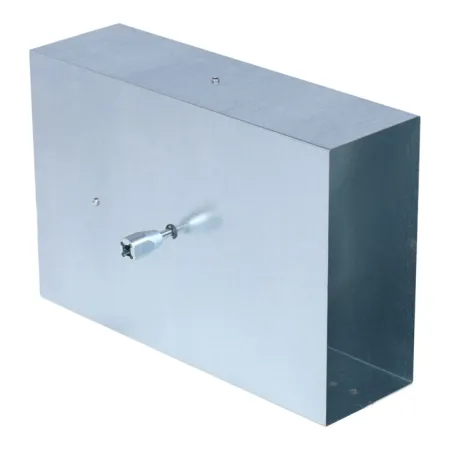 "Flachkanal" damper 200 x 90 mm with square connection
