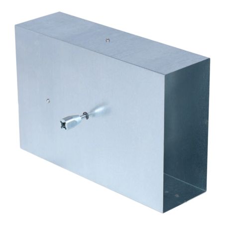 Clapet "Flachkanal" 200 x 90 mm à connexion carrée