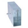 "Flachkanal" damper 200 x 90 mm with square connection - Interior view