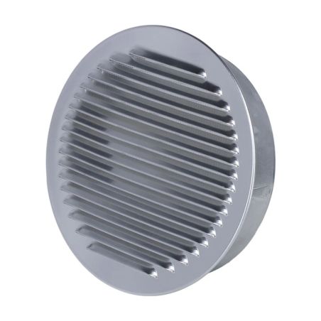 Round aluminium air grille