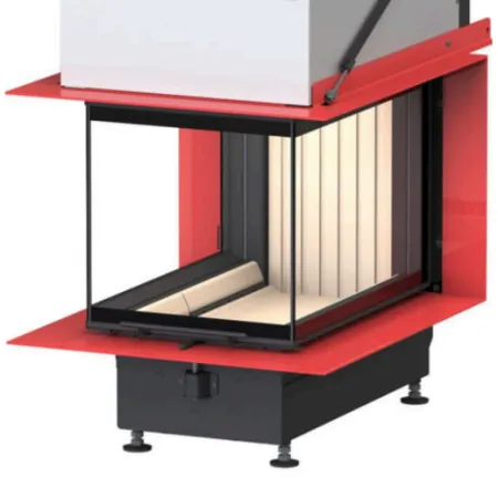 Wide black steel shelf for BKH Panorama inserts