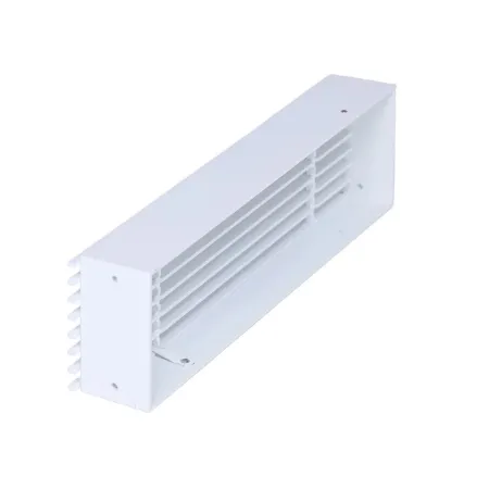Arrière grille d'air Open Air Substeel blanche - 350 x 100 mm