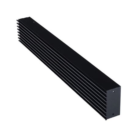 Grille d'air Open Air Substeel noire - 650 x 100 mm