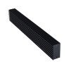 Grille d'air Open Air Substeel noire - 650 x 100 mm