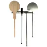 Stainless steel wall rack for accessories