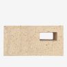 Brique réfractaire 220 x 110 x 90 mm sans injecteur - 1 trou - Arrière