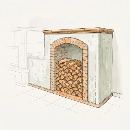 Masonry niche option for cladding