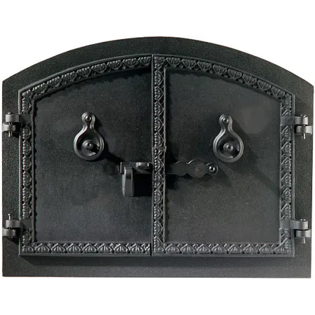 Cast iron bread oven door, Alsace model