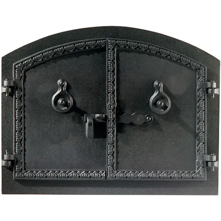 Puerta de horno de pan de fundición modelo Alsace