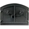 Puerta de horno de pan de fundición modelo Alsace